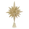Boutique de Noël Christmas Classics*16.5" Gold Star Treetop