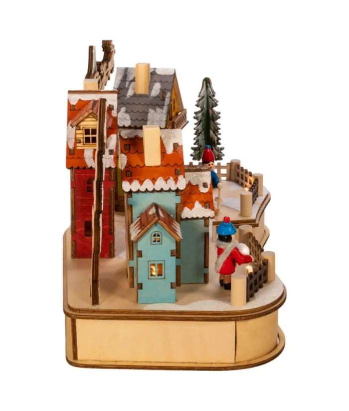 Boutique de Noël Rustic*3 Houses Musical Village