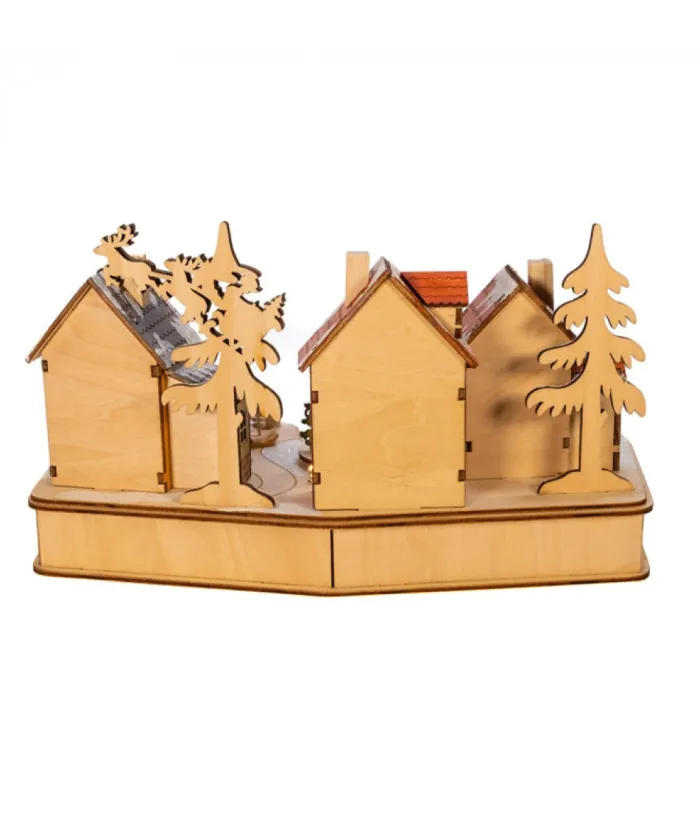 Boutique de Noël Rustic*3 Houses Musical Village