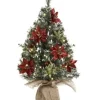 Boutique de Noël Christmas Classics*24'' Light Up Tree/Poinsettia Led