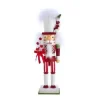 Boutique de Noël Ballet & Nutcrackers*17" Tall Red And White Nutcracker With Tree