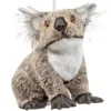 Boutique de Noël Enchanted Forest*An Australian Visitor For Your Tree, A Furry Koala Bear Ornament.
