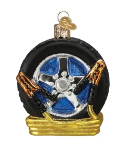 Boutique de Noël Varied Shapes*Auto Mechanic Glass Ornament