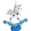 Boutique de Noël Family & Friends*Baby'S 1St Christmas'' Blue Unicorn Ornament