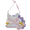Boutique de Noël Family & Friends*Baby'S 1St Christmas'' Pink Stork Ornament
