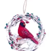 Boutique de Noël Enchanted Forest*Birch Berry With Cardinal Ornament