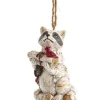 Boutique de Noël Enchanted Forest*Birch Raccoon Ornament