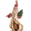 Boutique de Noël Enchanted Forest*Birch Santa With Squirrel Ornament