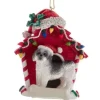 Boutique de Noël Family & Friends*Black Shih-Tzu Ornament With Doghouse