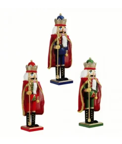 Boutique de Noël Ballet & Nutcrackers*Blue Nutcracker With Red Cape 15