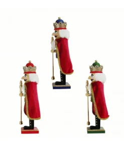 Boutique de Noël Ballet & Nutcrackers*Blue Nutcracker With Red Cape 15