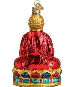 Boutique de Noël Religion*Buddha Glass Ornament