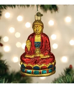 Boutique de Noël Religion*Buddha Glass Ornament