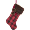 Boutique de Noël Stockings*Buffalo Plaid Stocking