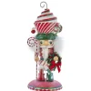 Boutique de Noël Ballet & Nutcrackers*Candy Cane Cupcake Nutcracker 12" Tall