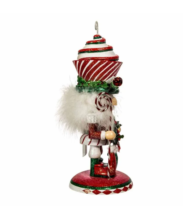 Boutique de Noël Ballet & Nutcrackers*Candy Cane Cupcake Nutcracker 12" Tall