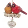 Boutique de Noël Wedding*Cardinal ''Love, Forever And Always'' Ornament