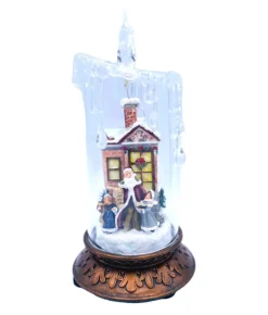 Boutique de Noël Usb & Led*8"Chandelle Led, Santa & Childrens