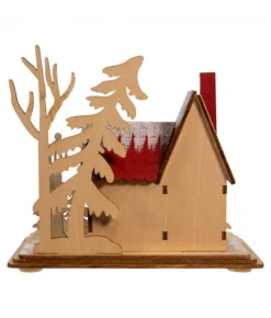 Boutique de Noël Usb & Led*Christmas House With Santa
