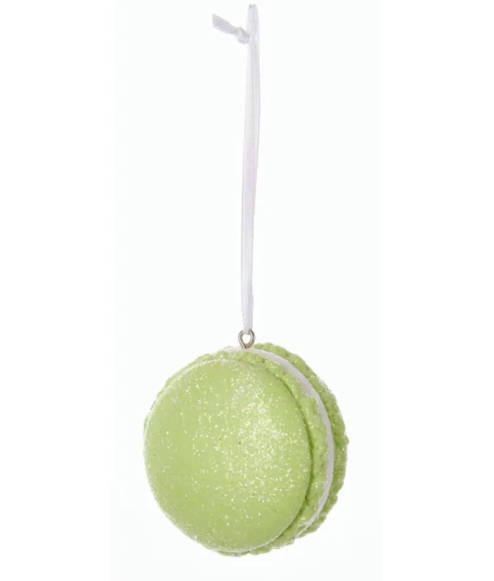 Boutique de Noël Ginger Bread & Candy Shoppe*Christmas Tree Ornament, Green Macaroon