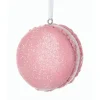 Boutique de Noël Ginger Bread & Candy Shoppe*Christmas Tree Ornament, Pink Macaroon
