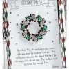 Boutique de Noël Christmas Classics*Christmas Wreath Shaped Brooch