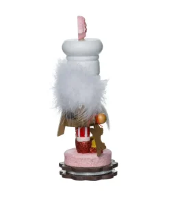 Boutique de Noël Ginger Bread & Candy Shoppe*Chubby Gingerbread Nutcracker With Cookie Base 7.8