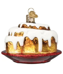 Boutique de Noël Varied Shapes*Cinnamon Roll Glass Ornament