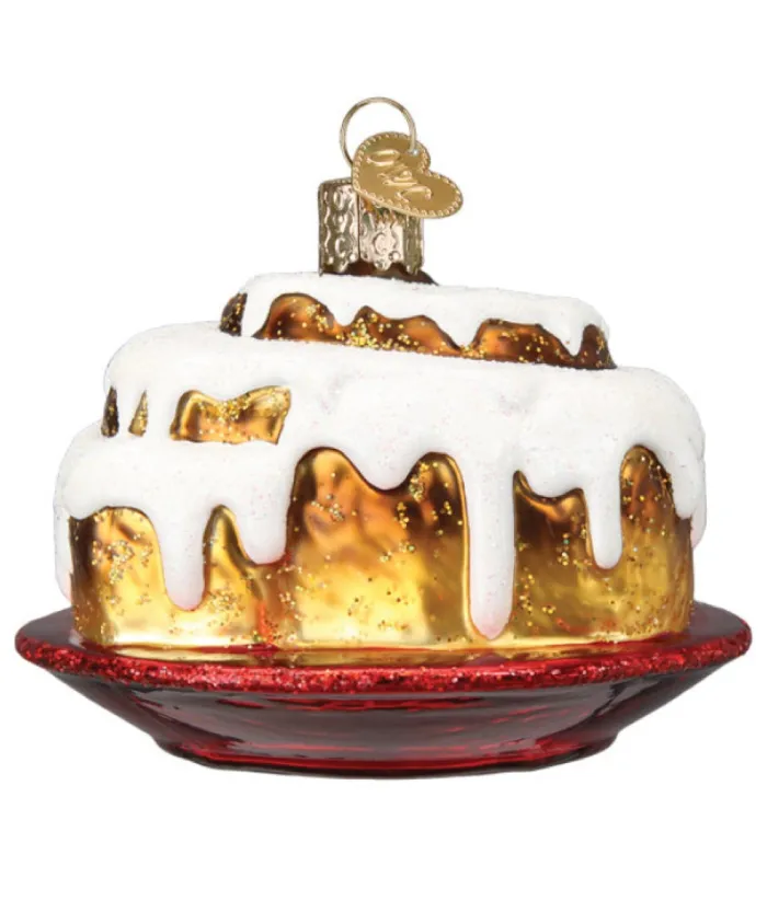 Boutique de Noël Varied Shapes*Cinnamon Roll Glass Ornament