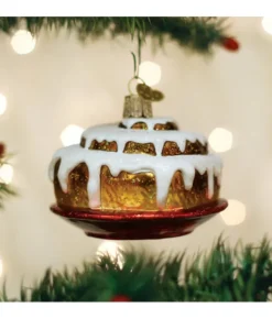 Boutique de Noël Varied Shapes*Cinnamon Roll Glass Ornament