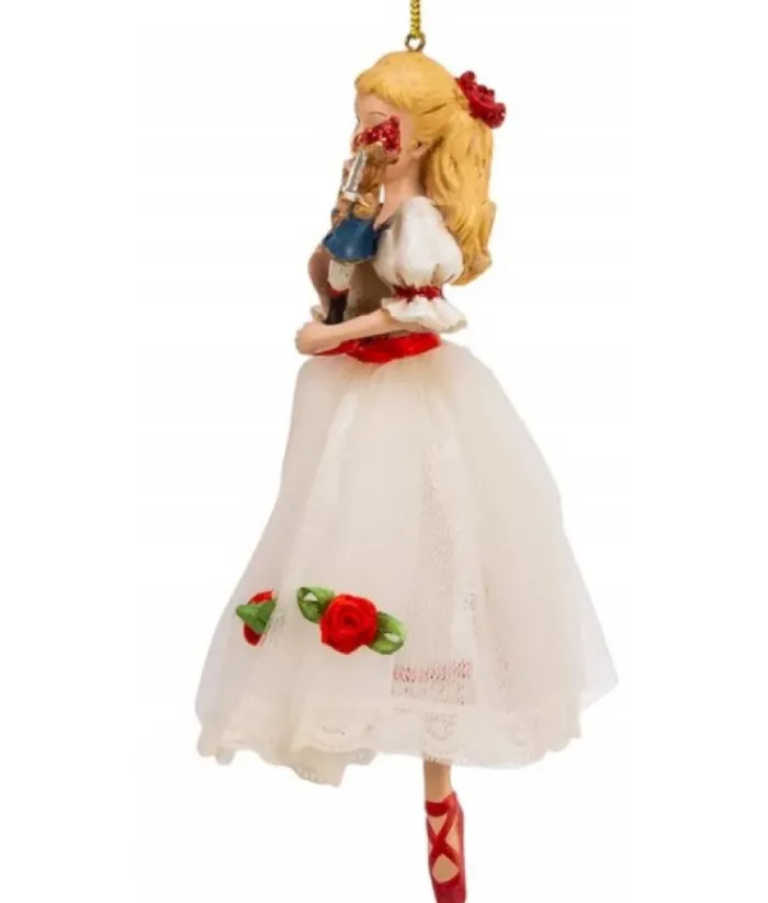 Boutique de Noël Christmas Classics*Clara, From The Ballet "The Nutcracker" With Red Roses.