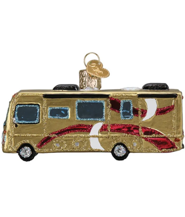 Boutique de Noël Varied Shapes*Class Of Motorhome Glass Ornament