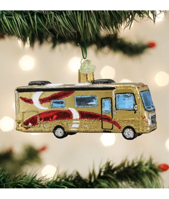 Boutique de Noël Varied Shapes*Class Of Motorhome Glass Ornament