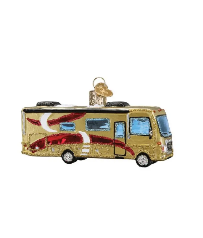 Boutique de Noël Varied Shapes*Class Of Motorhome Glass Ornament