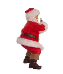 Boutique de Noël Angels & Santas*Classic Coca Cola Santa, 90Th Anniversary Special, With Dog.