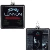 Boutique de Noël Miscellaneous*Collectible Ornament In Glass, 1975 Vinyl Record "Rock And Roll" By John Lennon