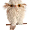 Boutique de Noël Birds & Owls*Cream Coloured Owl Ornament