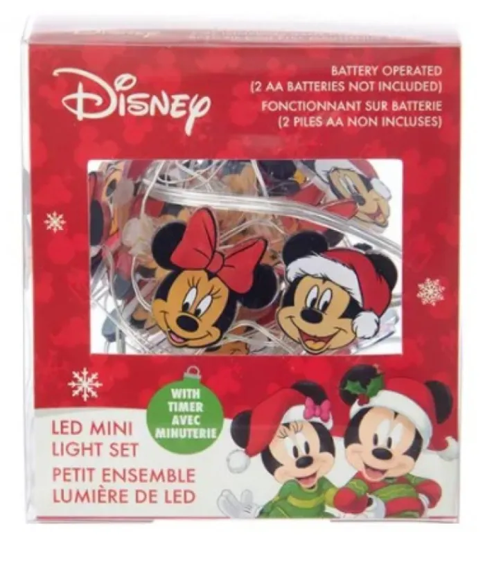 Boutique de Noël Light Sets*Disney Mickey & Minnie Led Fairy Light