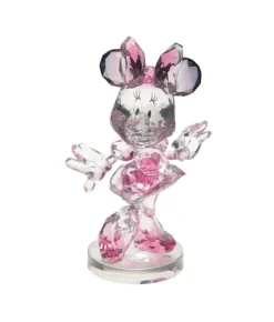 Boutique de Noël Disney*Disney'S Minnie Mouse Clear Acrylic Faceted Figurine, Measures 3.8"