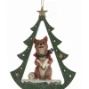 Boutique de Noël Enchanted Forest*Fox In Arch Ornament
