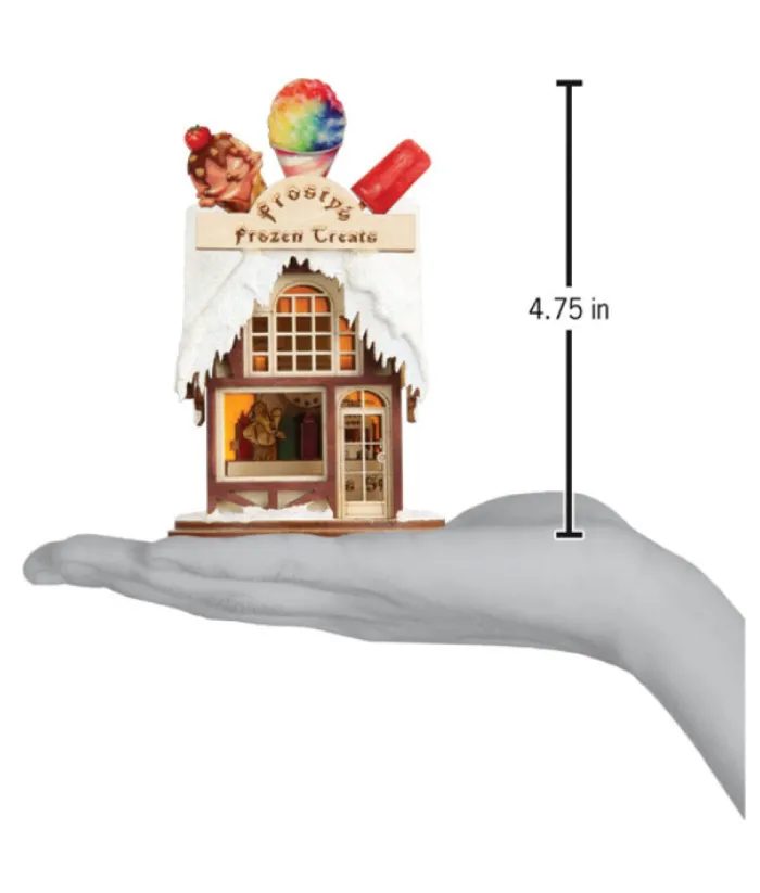 Boutique de Noël Nordic Villages*Frosty Treat Shop Ornament