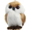 Boutique de Noël Enchanted Forest*Furry Brown Owl Ornament