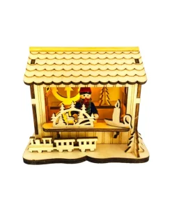 Boutique de Noël Christmas Classics*German Market Booth With Train