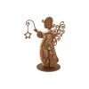 Boutique de Noël Rustic*German Tradition Ornament, Angel With Star