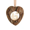 Boutique de Noël Rustic*German Wood, Ornament, Heart