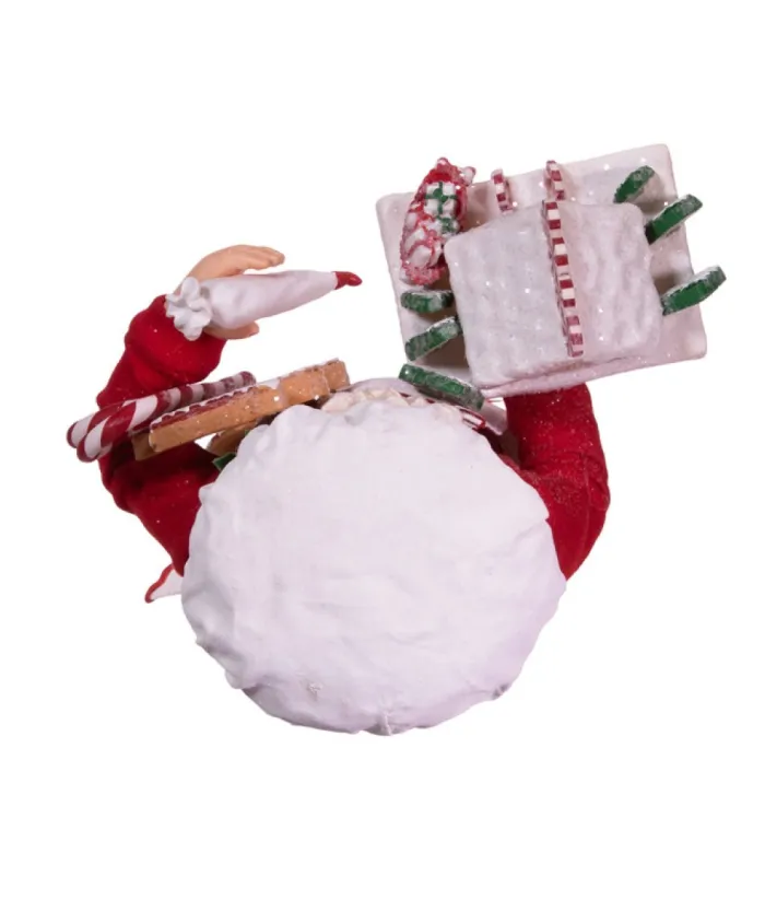 Boutique de Noël Ginger Bread & Candy Shoppe*10.5"Gingerbread Chef Santa