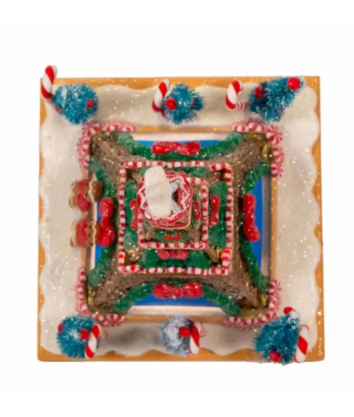 Boutique de Noël Ginger Bread & Candy Shoppe*Gingerbread Eiffel Tower 10" Led