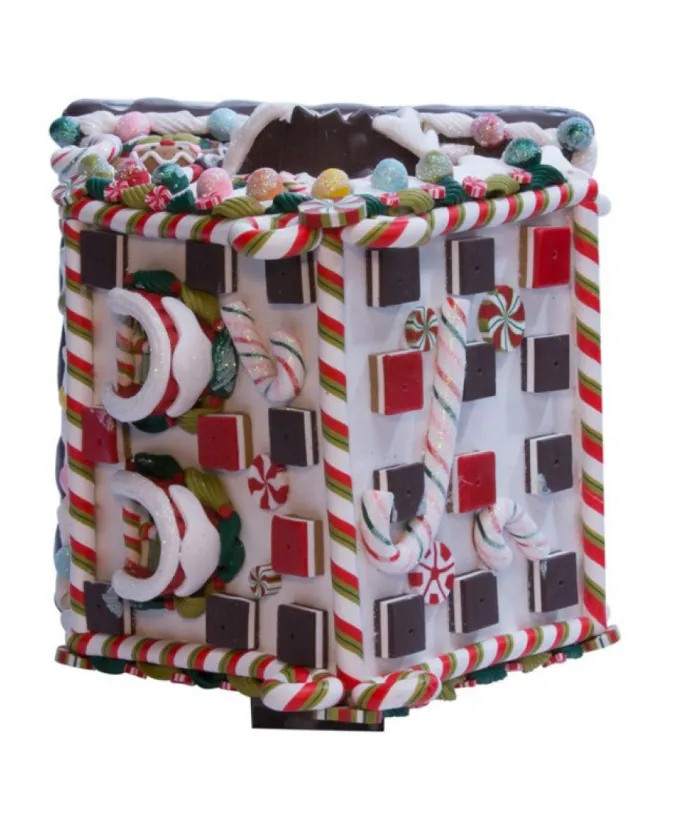 Boutique de Noël Ginger Bread & Candy Shoppe*Gingerbread House 8" Led