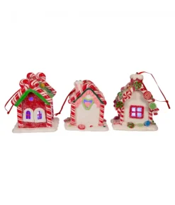 Boutique de Noël Ginger Bread & Candy Shoppe*Gingerbread House Ornament Led