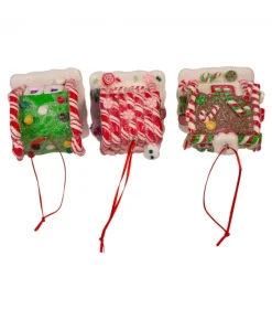 Boutique de Noël Ginger Bread & Candy Shoppe*Gingerbread House Ornament Led